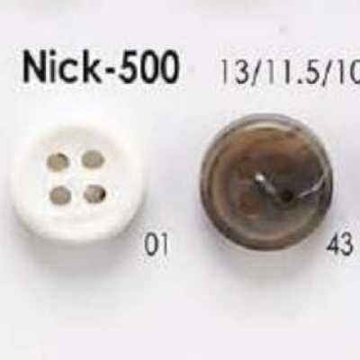 NICK500 Botón de cuatro agujeros de resina de urea