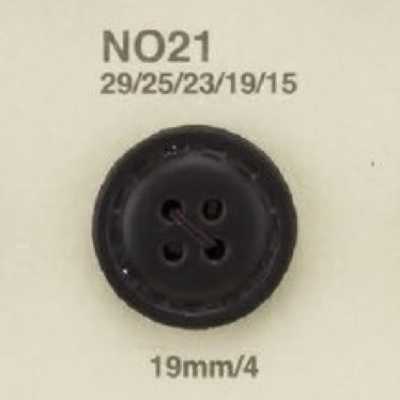 NO21 Botón de cuero de 4 agujeros