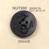 NUT990 Botón de ancla de 4 agujeros de material natural de nuez