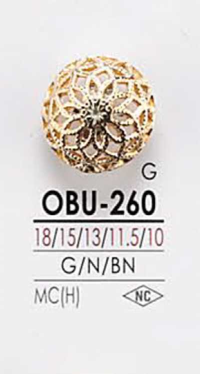 OBU260 Botón de metal