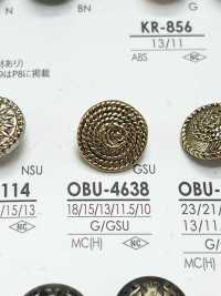 OBU4638 Botón De Metal IRIS Foto secundaria