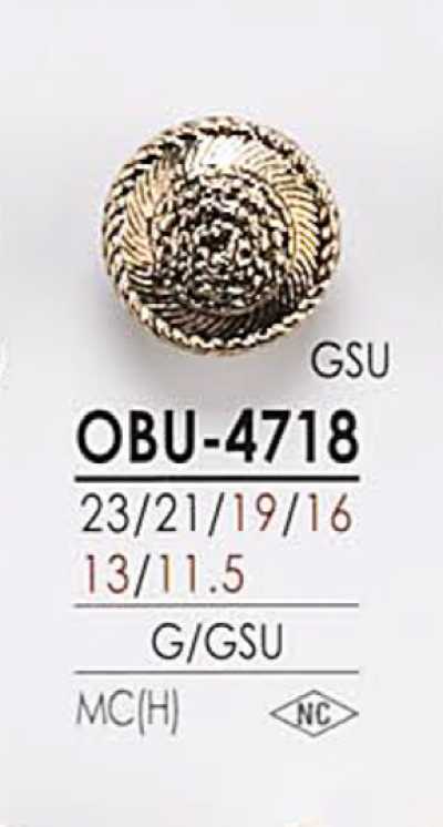 OBU4718 Botón de metal