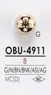 OBU4911 Botón metálico con motivo de tornillo