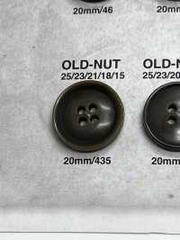 OLD-NUT Botón Con Forma De Nuez IRIS Foto secundaria