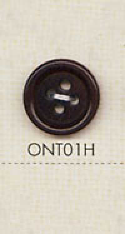 ONT01H Botón de corozo natural de 4 agujeros