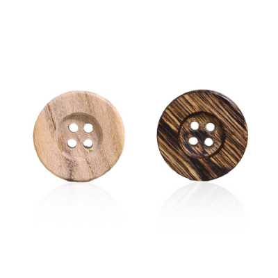 OW7500 Botón de madera de 4 agujeros