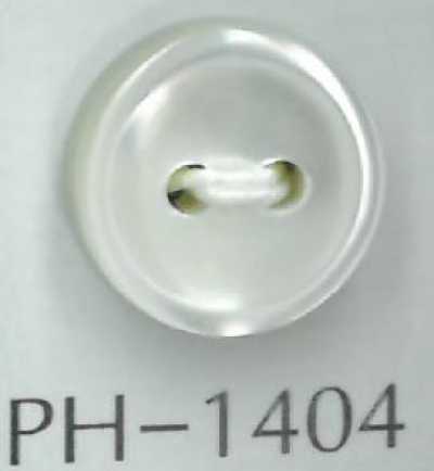 PH1404 Botón de concha con borde de 2 orificios y 4 mm de grosor