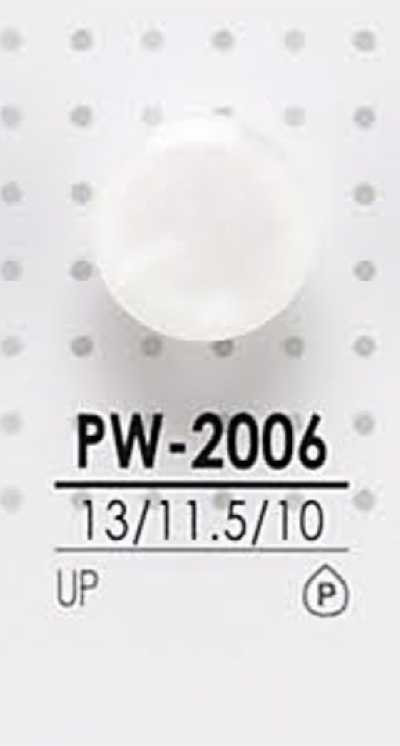 PW2006 Botón de poliéster para teñir