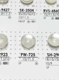 PW725 Botón De Poliéster Para Teñir IRIS Foto secundaria