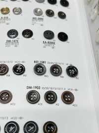 RST1581 Botón De Metal De 4 Agujeros Para Chaquetas Y Trajes IRIS Foto secundaria