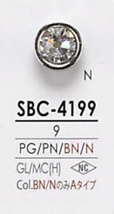 SBC4199 Botón de piedra de cristal
