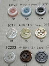 SC17 BOTONES DAIYA Resistente A Impactos HIPER DURABLE Serie "" Botón De Poliéster Con Forma De Concha "" DAIYA BUTTON Foto secundaria