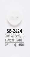 SE2624 Botón para camisa para teñido negro