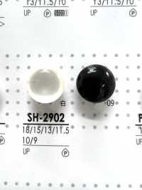 SH2902 Botón De Poliéster Para Teñir IRIS Foto secundaria