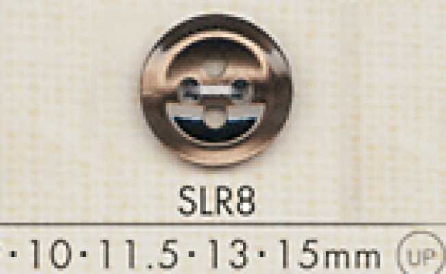 SLR8 Botones DAIYA de poliéster con efecto nácar