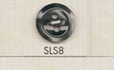 SLS8 DAIYA BUTTONS Botón de poliéster con forma de concha