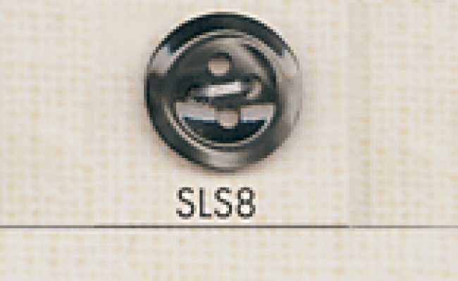 SLS8 DAIYA BUTTONS Botón de poliéster con forma de concha