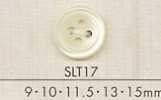 SLT17 DAIYA BUTTONS Botón de poliéster con forma de concha