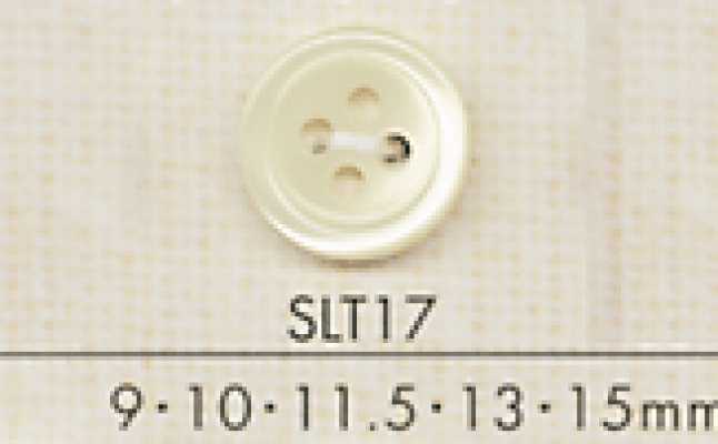 SLT17 DAIYA BUTTONS Botón de poliéster con forma de concha