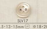 SLV17 DAIYA BUTTONS Botón de poliéster estilo concha