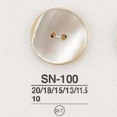 SN100 Botón de 4 agujeros de concha Takase