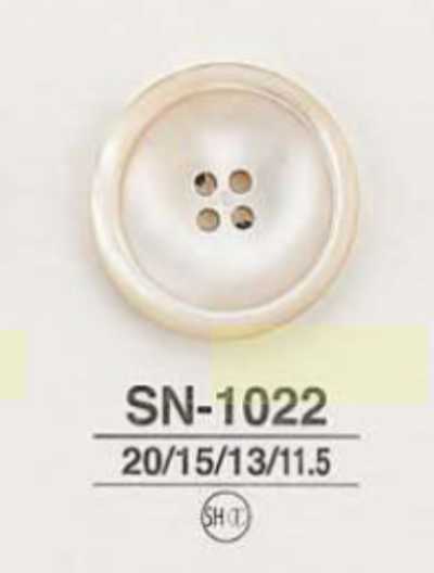 SN1022 Botón Takase de 4 agujeros de concha