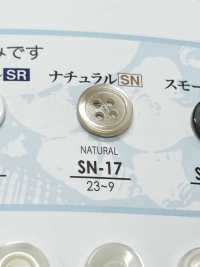 SN17 Botón Honka Shell-natural- IRIS Foto secundaria