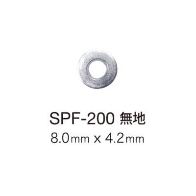 SPF200 Ojal plano 8 mm × 4,2 mm