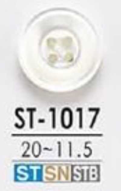 ST1017 Botón brillante de concha Takase de 4 agujeros