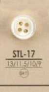 STL17 Botón De Concha Gruesa De Material Natural De 4 Conchas