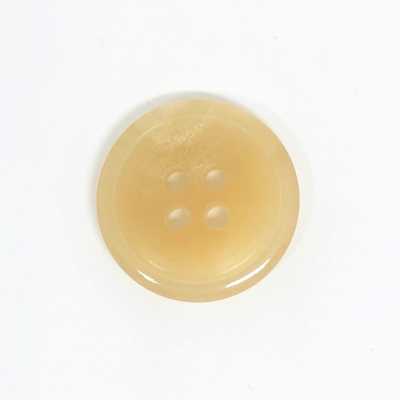 TGH3739 Botón de cuerno de búfalo auténtico con reborde