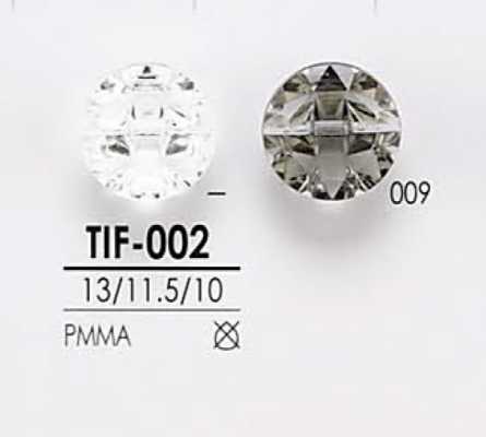 TIF002 Botón con corte diamante