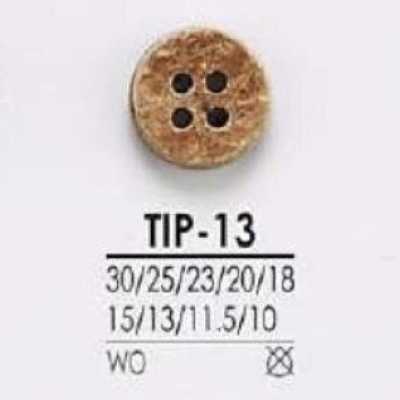 TIP13 Botón de madera de cuatro agujeros