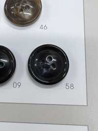 UNICORN775 [Estilo Buffalo] Botón De 4 Agujeros Con Borde Y Brillo NITTO Button Foto secundaria