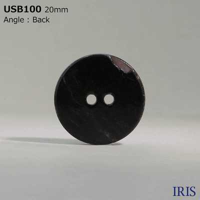 USB100 Material Teñido Natural, Concha De Nácar, 2 Agujeros En La Parte Delantera, Botones Brillantes[Botón] IRIS Foto secundaria