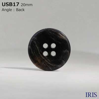 USB17 Material Teñido Natural, Concha De Nácar, 4 Agujeros En La Parte Delantera, Botones Brillantes[Botón] IRIS Foto secundaria