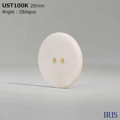 UST100K Material Natural Teñido Frente Agujero 2 Shell Shell Shell Mate Botón IRIS Foto secundaria