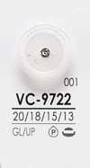VC9722 Botón De Piedra De Cristal Con Forma De Rizo Rosa Para Teñir