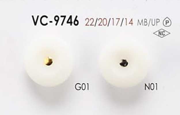 VC9746 Botón de rizo teñible