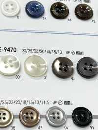 VE9470 Botón De Resina De Poliéster Con 4 Agujeros Frontales IRIS Foto secundaria