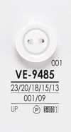 VE9485 Botones para camisa para teñido en negro