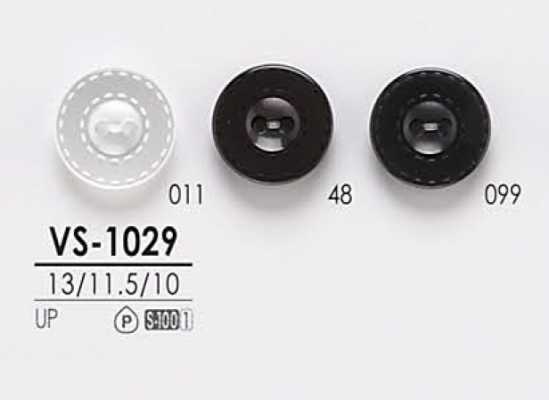 VS1029 Botones para camisa para teñido en negro