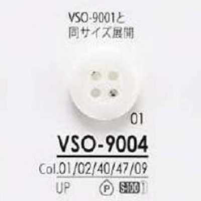 VSO9004 Botón de 4 agujeros para coser de resina de poliéster