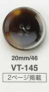 VT145 Botón plano estilo Buffalo