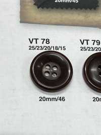 VT78 Botón Con Forma De Nuez IRIS Foto secundaria