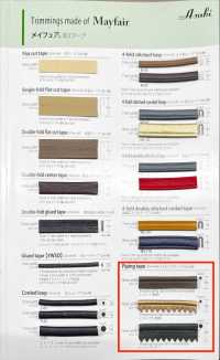 メイフェア(パイピング) Cinta Mayfair (Cinta Para Ribetes)[Cordón De Cinta De Cinta] Asahi Bias(Industria Textil Watanabe) Subfoto