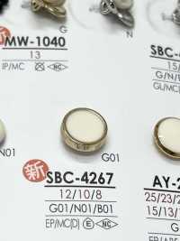 SBC4267 Botón De Metal Para Teñir IRIS Foto secundaria