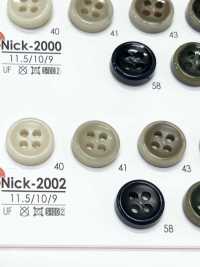 NICK2002 Botones De Hueso Para Camisas Y Ropa Ligera[Botón] IRIS Foto secundaria