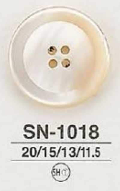 SN1018 Botón brillante de concha Takase de 4 agujeros