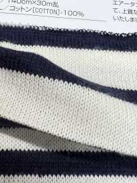 409 20/2 Algodón Jersey Teñido Rayas Horizontales[Fabrica Textil] VANCET Foto secundaria